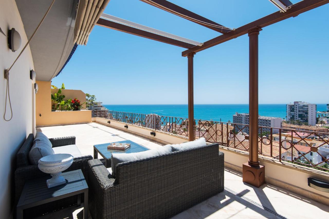 Ph Bellagio: Luxurious And Romantic Duplex Penthouse With Private Pool & Sea Views Benalmádena Exterior photo